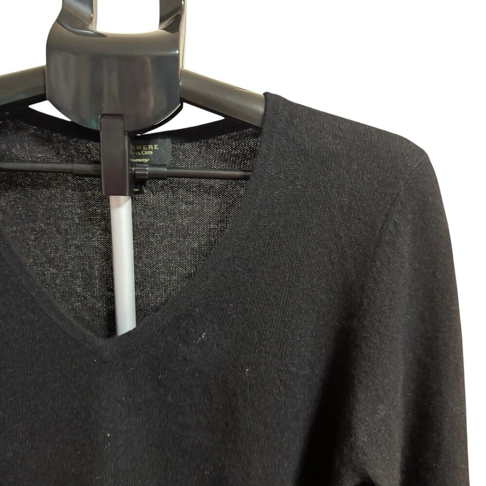 CHARTER CLUB Luxury 100% CASHMERE Women’s  v-Neck‎ Turtleneck Preppy Classy XL - Picture 4 of 12